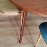 60's round table with extension