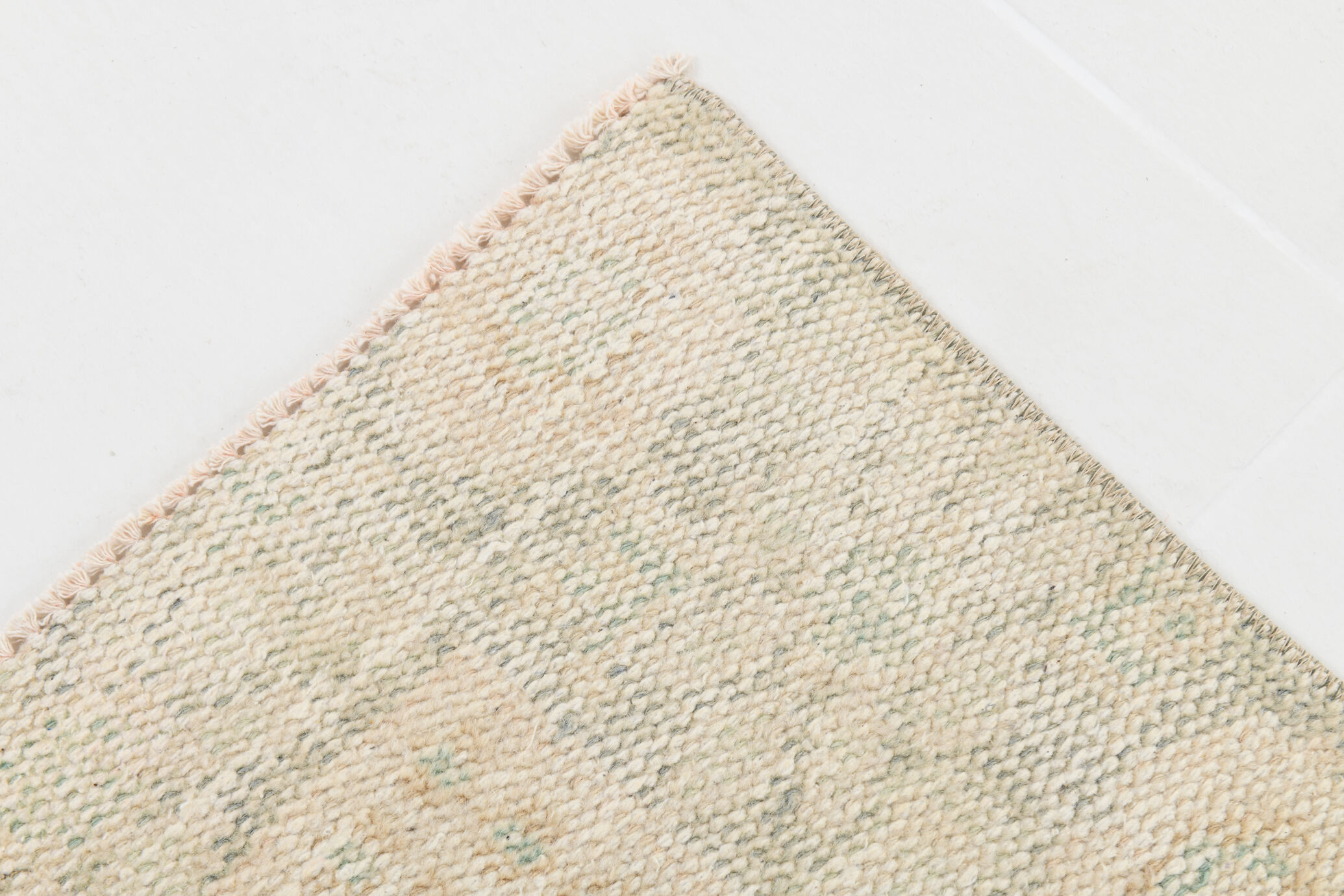 5x9 cream & beige oriental vintage rug 157x268cm