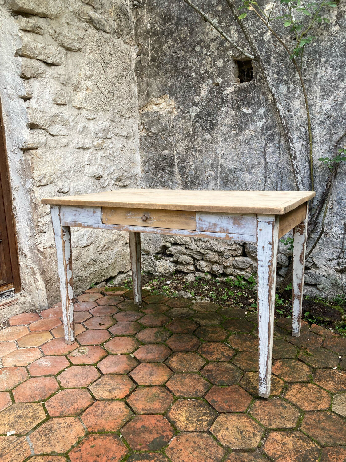 Vintage farmhouse table