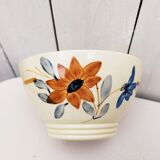 Bowl, earthenware flower decoration Digoin n°2