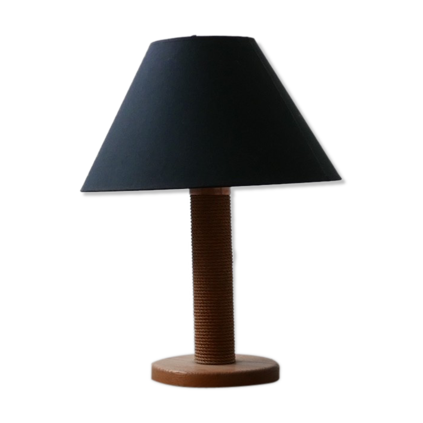 French cord table lamp