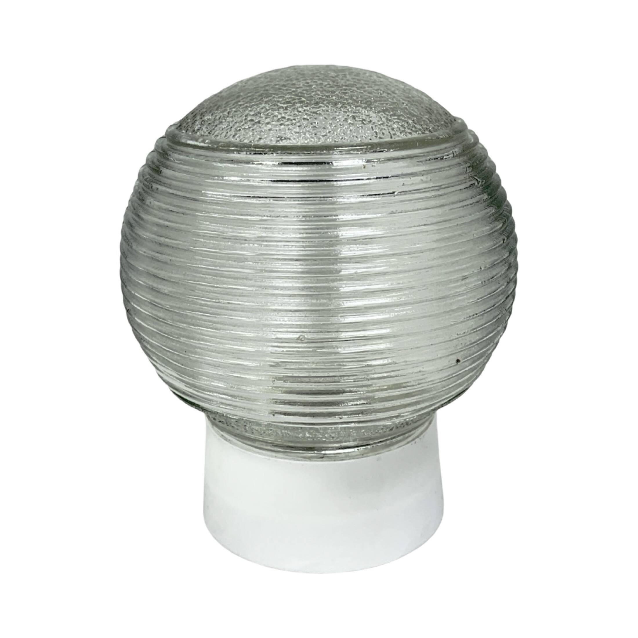 Vintage wall sconce | shade Glassworks Białystok 1974 | new installation |