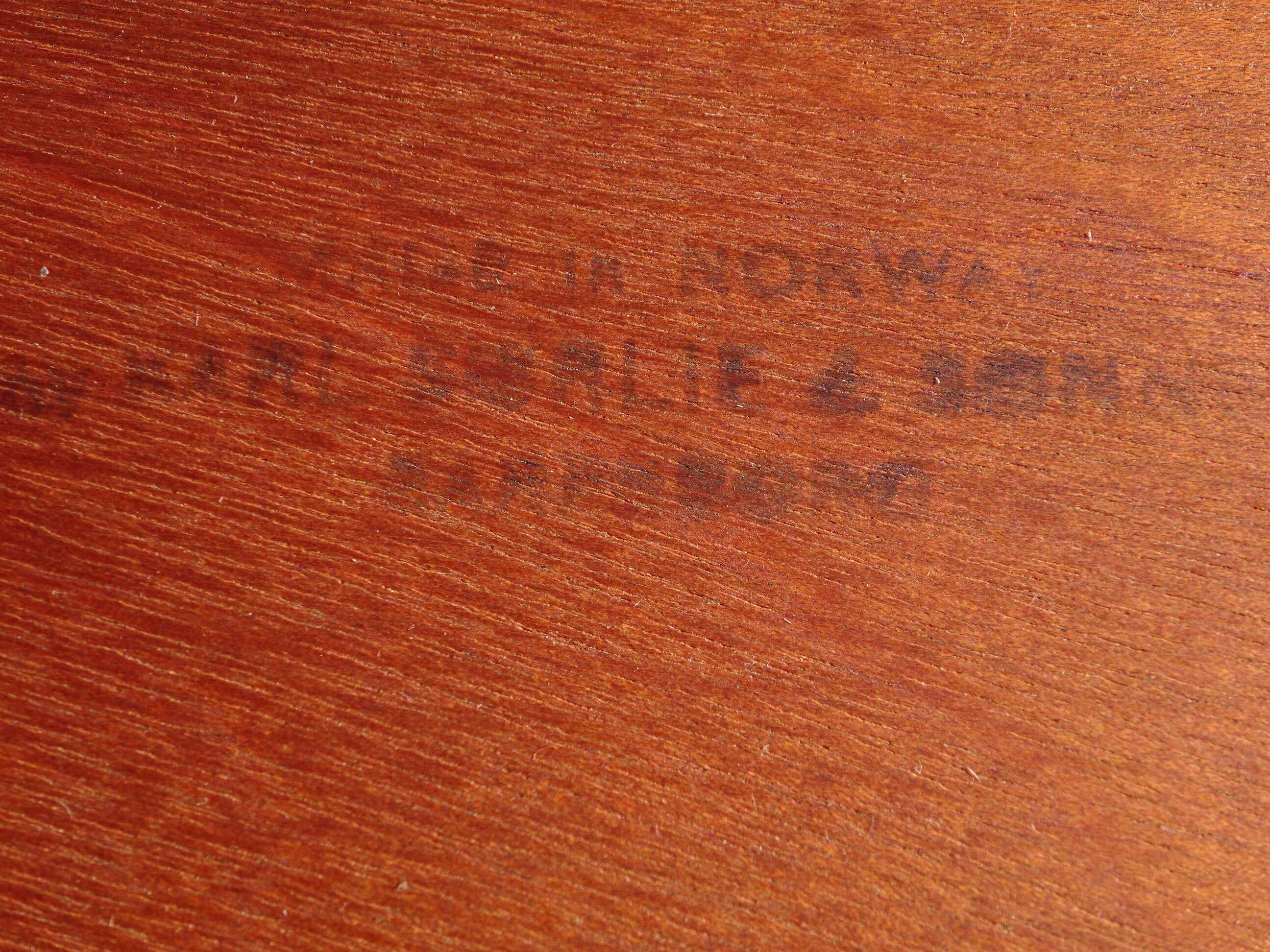 Modular vintage salon in teak signed by Karl SØrlie & SØnner.