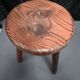 Tabouret tripode vintage