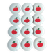12 Vintage Plates Red Apple Decor Weiden Bavaria Seltmann/West Germany