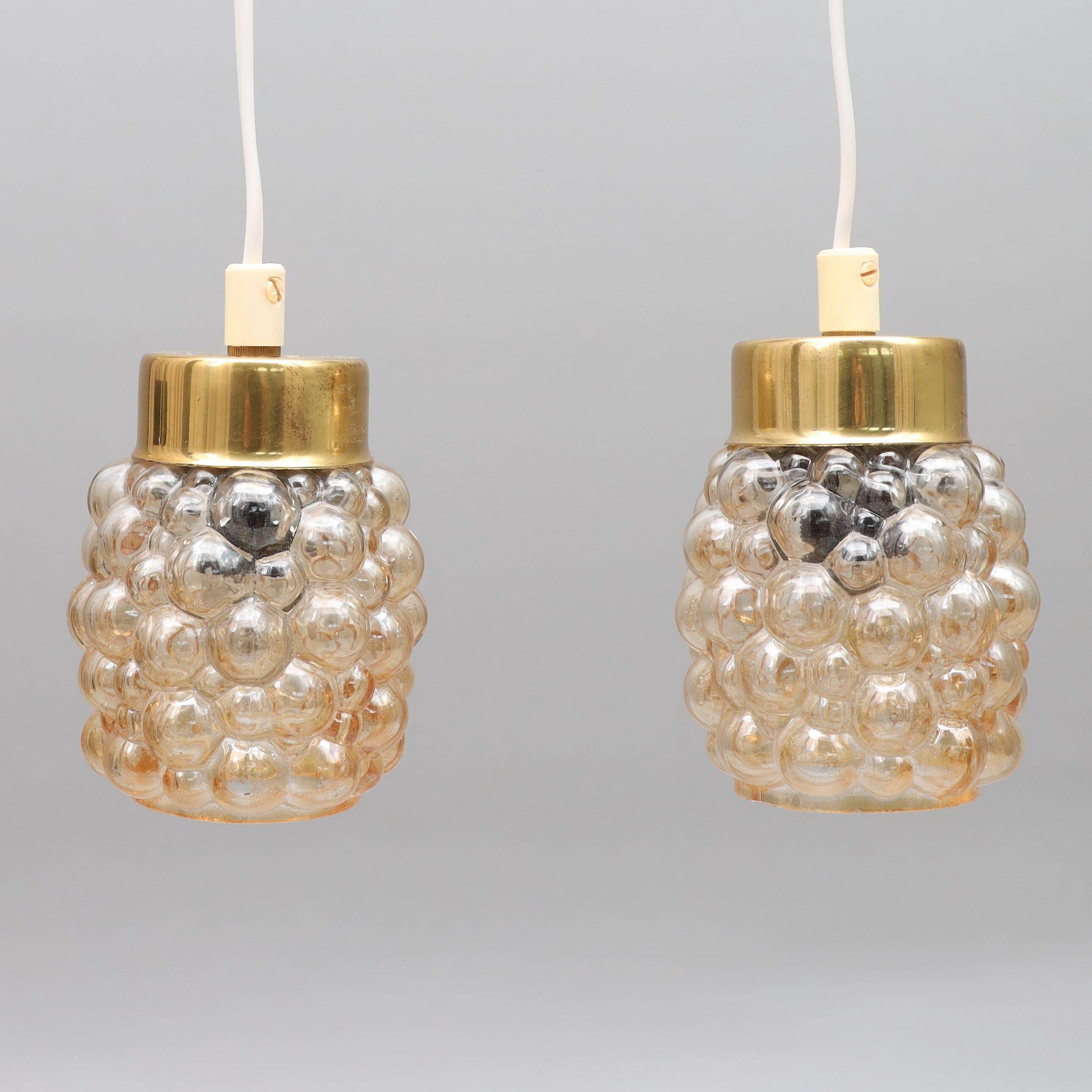 Helena Tynell bubble pendant lamp, Germany, 1960