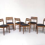 Danish Teak Dining Chairs by H. W. Klein for Bramin, 1960s, Set of 6