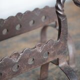 Hand-forged zoomorphic candle holders, Italy, 1950s, set of 2