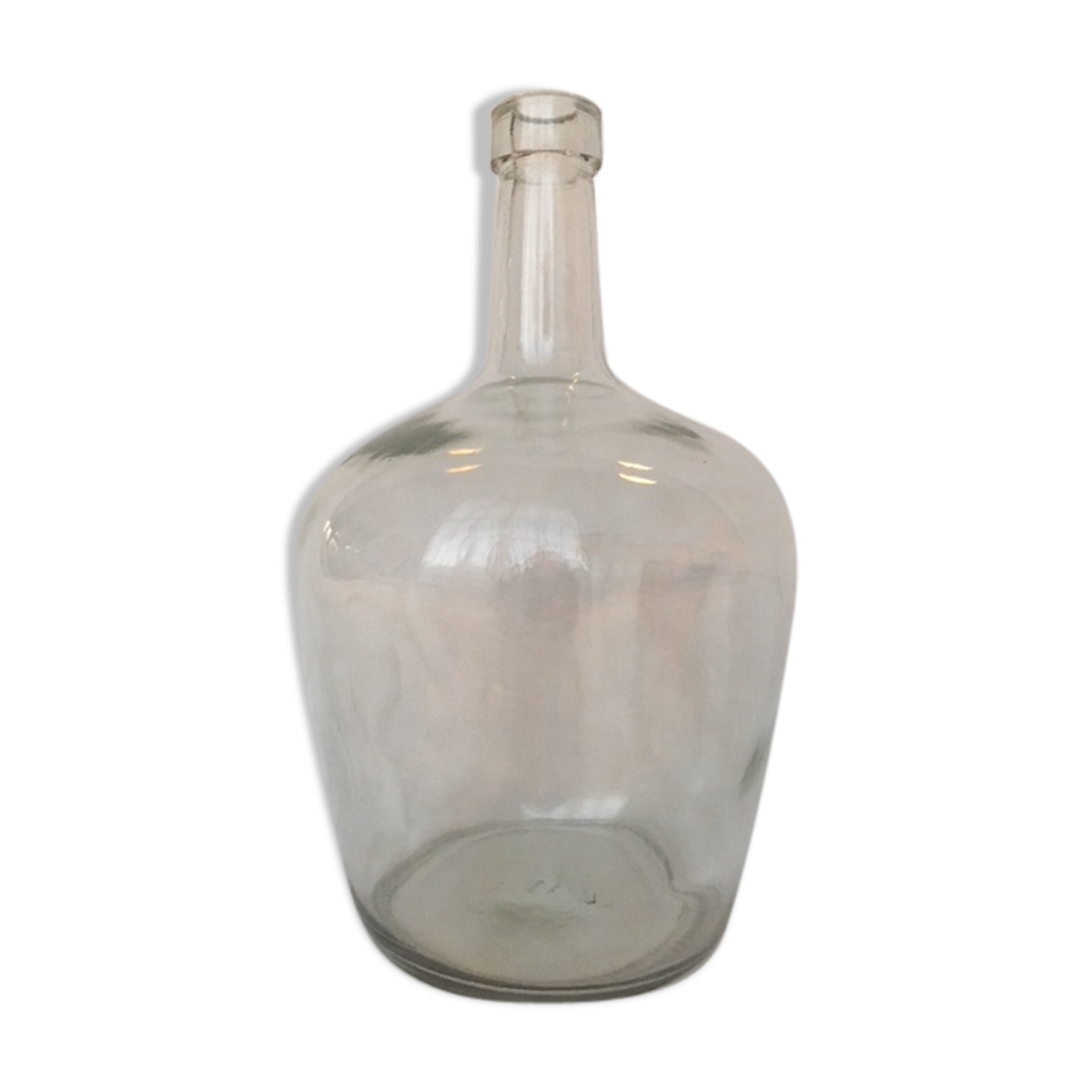 Transparent demijohn, of volume 2l