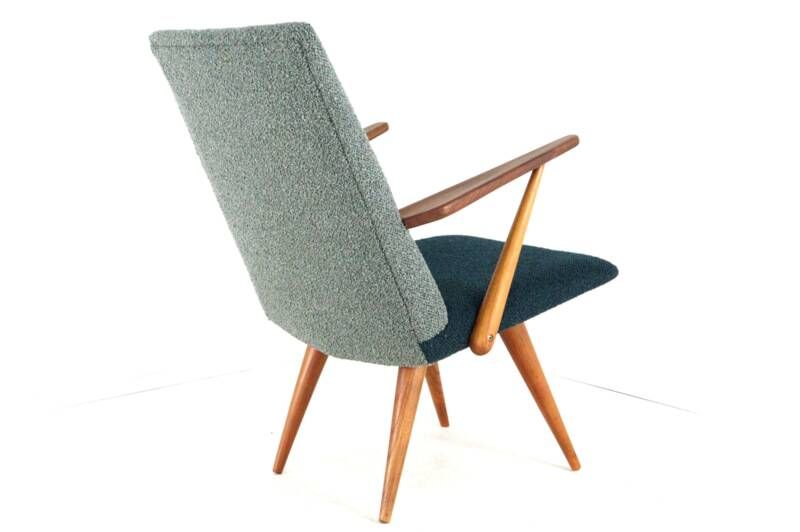 Fauteuil Akerblom bicolore - design scandinave - moderne du milieu du siècle