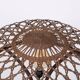 Stunning Wicker floor lamp 1920s Manufacture by L.p.h. de Ridder Amsterdam
