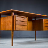 Danish Teak Desk by Peter Lovig Nielsen for Hedensted Mobelfabrik, 1961