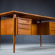 Danish Teak Desk by Peter Lovig Nielsen for Hedensted Mobelfabrik, 1961