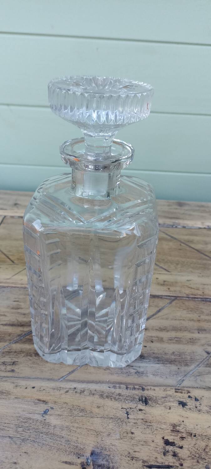 Crystal whisky carafe