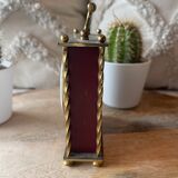 Old alarm clock to go back year 60 blessing west Germany in wood and metal