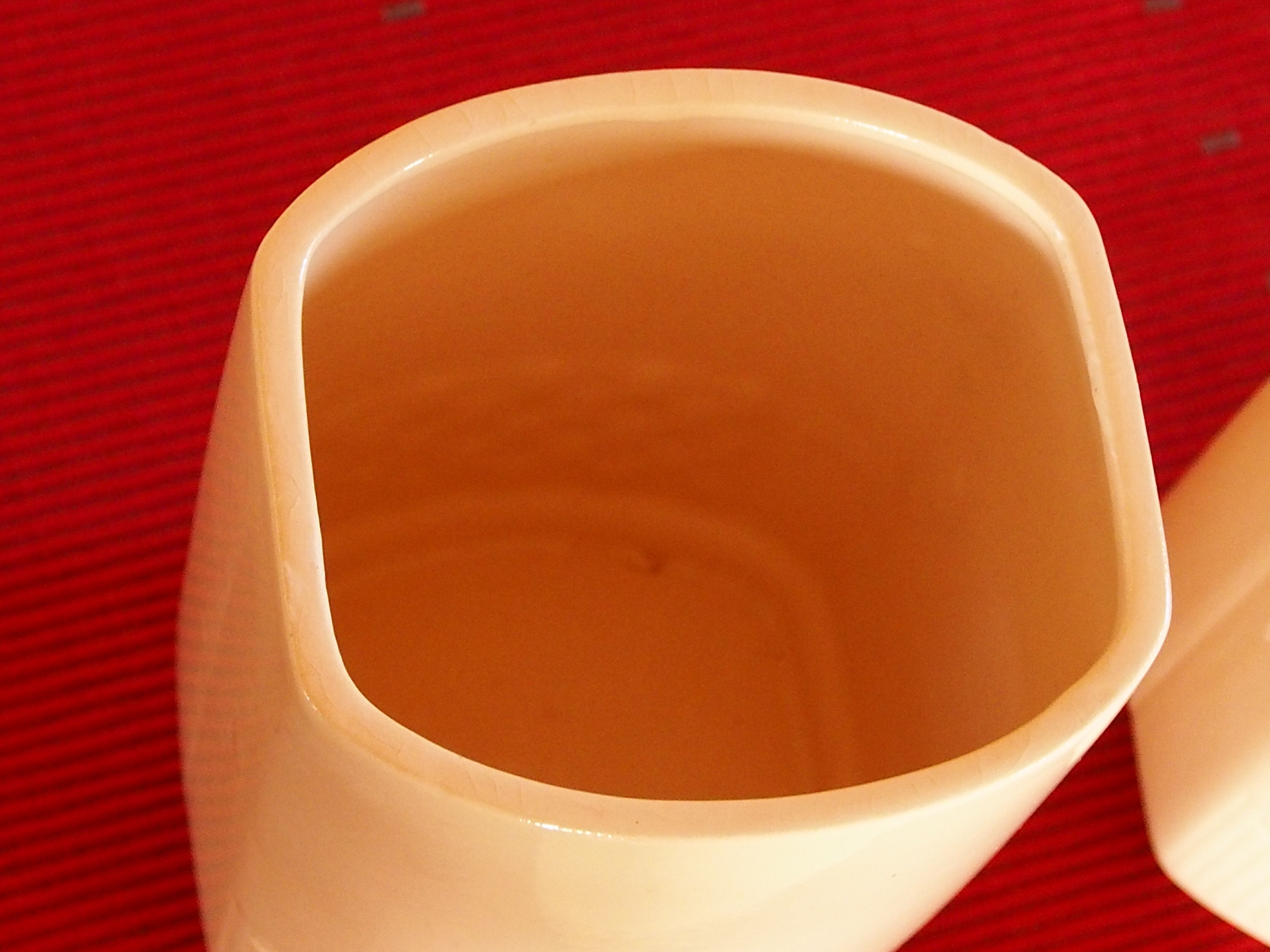 coffee pots and earthenware sugar