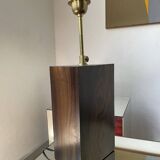 1950s wooden table lamp