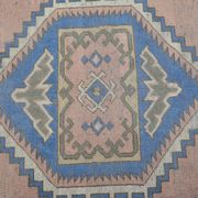Anatolian floral patterned Oushak rug, reference 3571