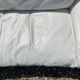 Danish Komfort white leather sofa