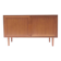 Small vintage Danish Scandinavian sliding sideboard
