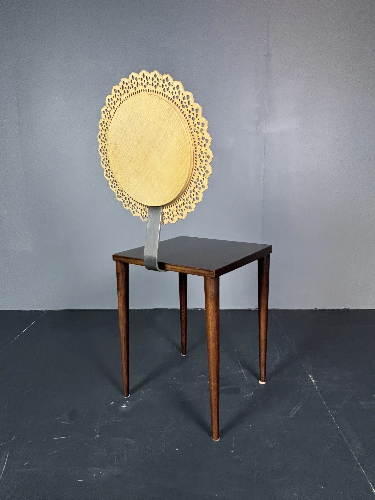 Sculptural Italian Tatlim side chair dining chair by Marco Mencacci 1990s