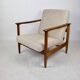 GFM-142 armchair, design by Edmund Homa from the 70s, beige boucle - 2 pieces available