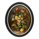 Nature morte ancienne avec des fleurs.