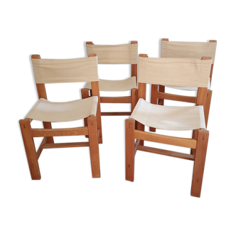 Lot 4 chaises minimalistes