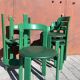 6 Bruno Rey Kush & coVerte Stackable Chairs Circa 1970