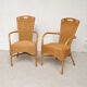 Paire de fauteuils en rotin
