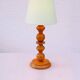 Large vintage pine table lamp from Markslöjd, 1970s