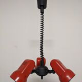 Chandelier with 3 spots of the 70s /80s of vrieland design