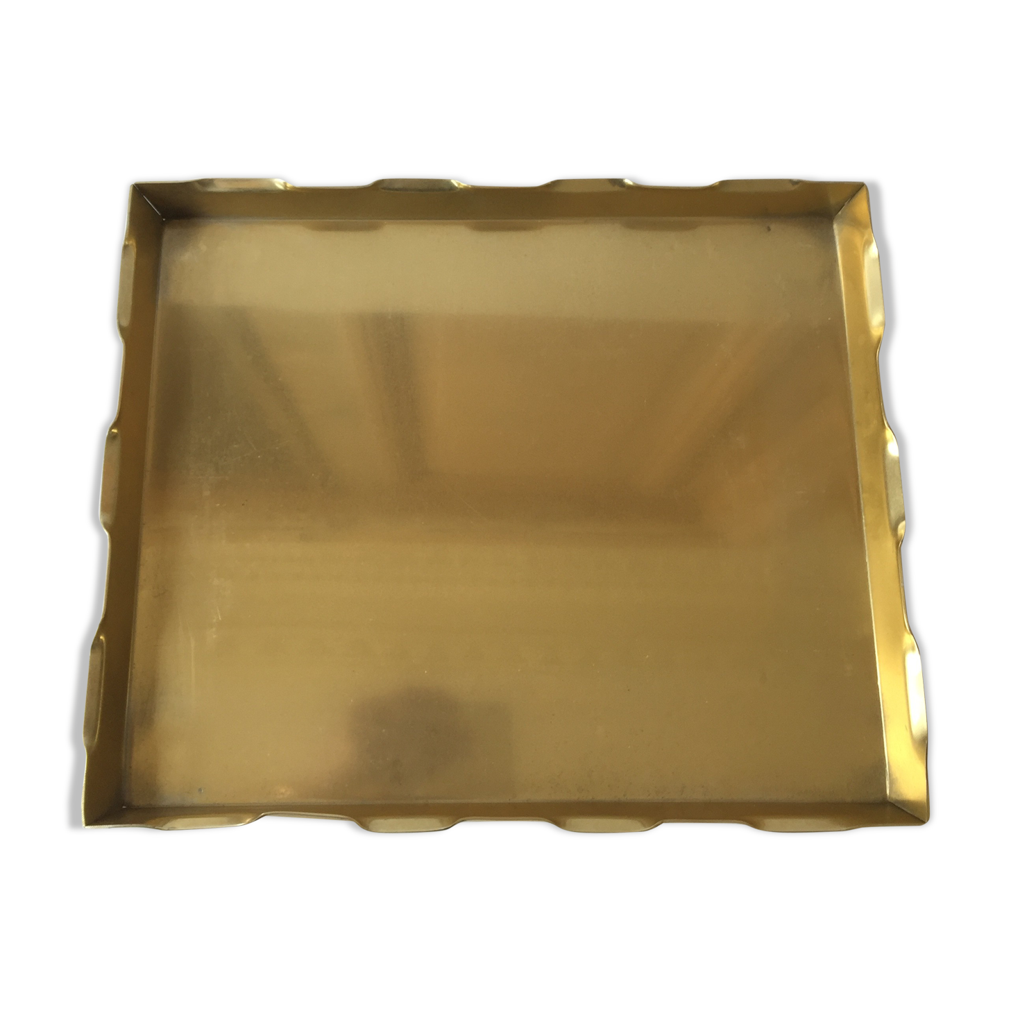 1950 vintage brass tray