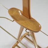 Vintage Italian beech valet by Ico Parisi for Fratelli Reguitti, 1950s