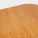 Vintage round dining table in Scandinavian style from the 60s and 70s in elm.