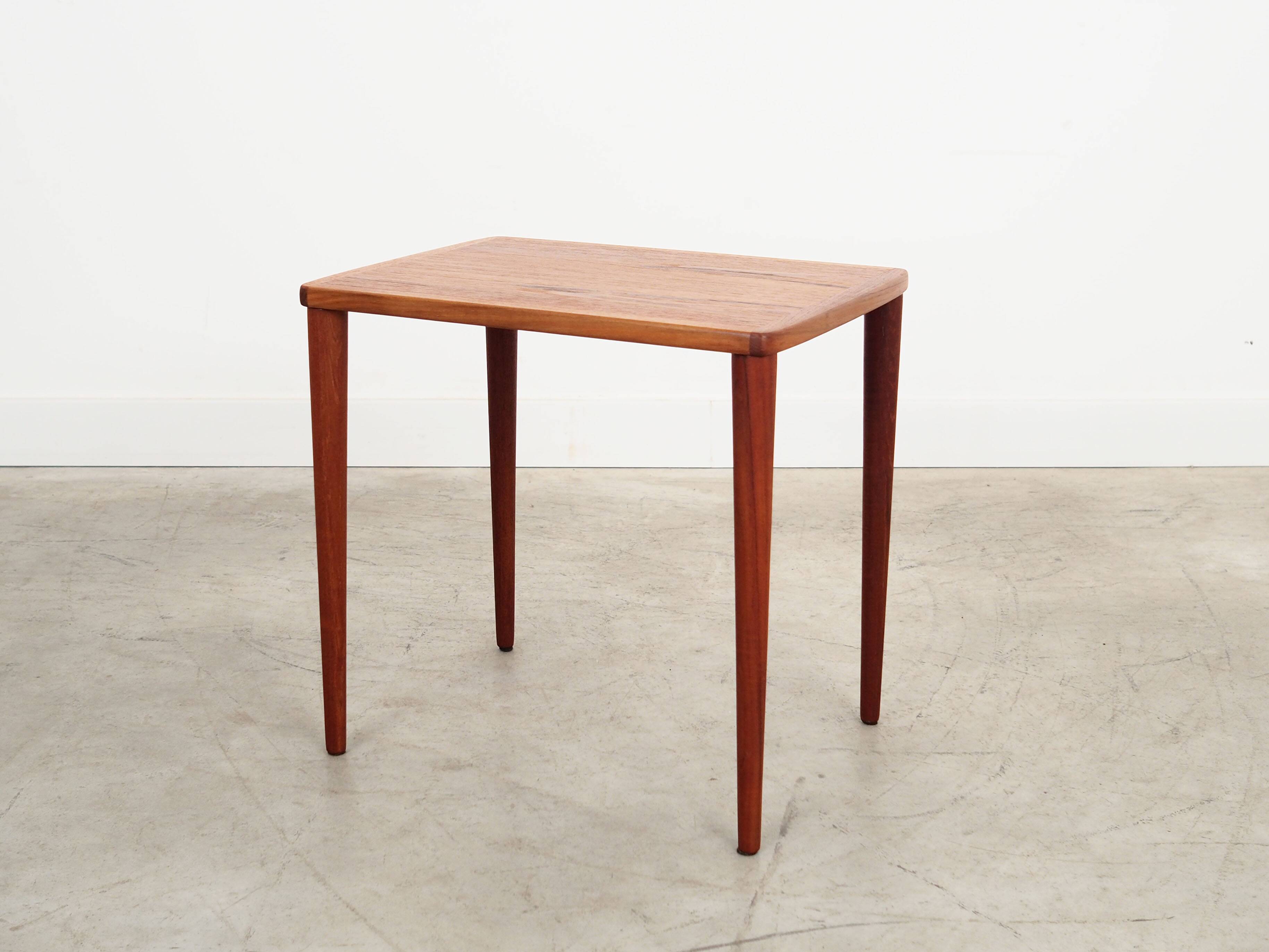 Teak coffee table, Danish design, 1970s, production: Denmark