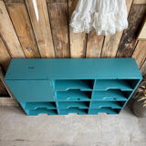 Large vintage wooden mail sorter (refurbished)