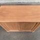 Louis XVI buffet, shallow, stripped, made of solid mahogany, 1950.