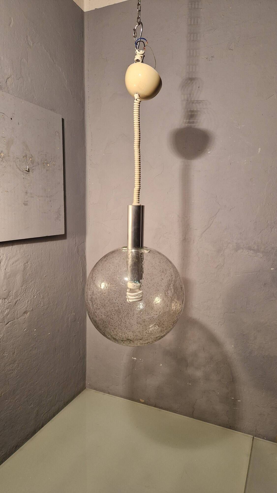 Pulegoso glass sphere lamps by Afra & Tobia Scarpa for Flos, 1960s