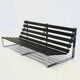 Vintage slatted bench by Kho Liang Ie for Artifort