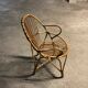 Wicker shell armchair from the 60s/70s in very good condition.