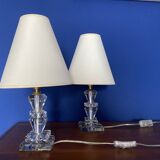 Baccarat - 2 Crystal bedside lamps