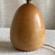 Vintage turned wooden lamp 1970