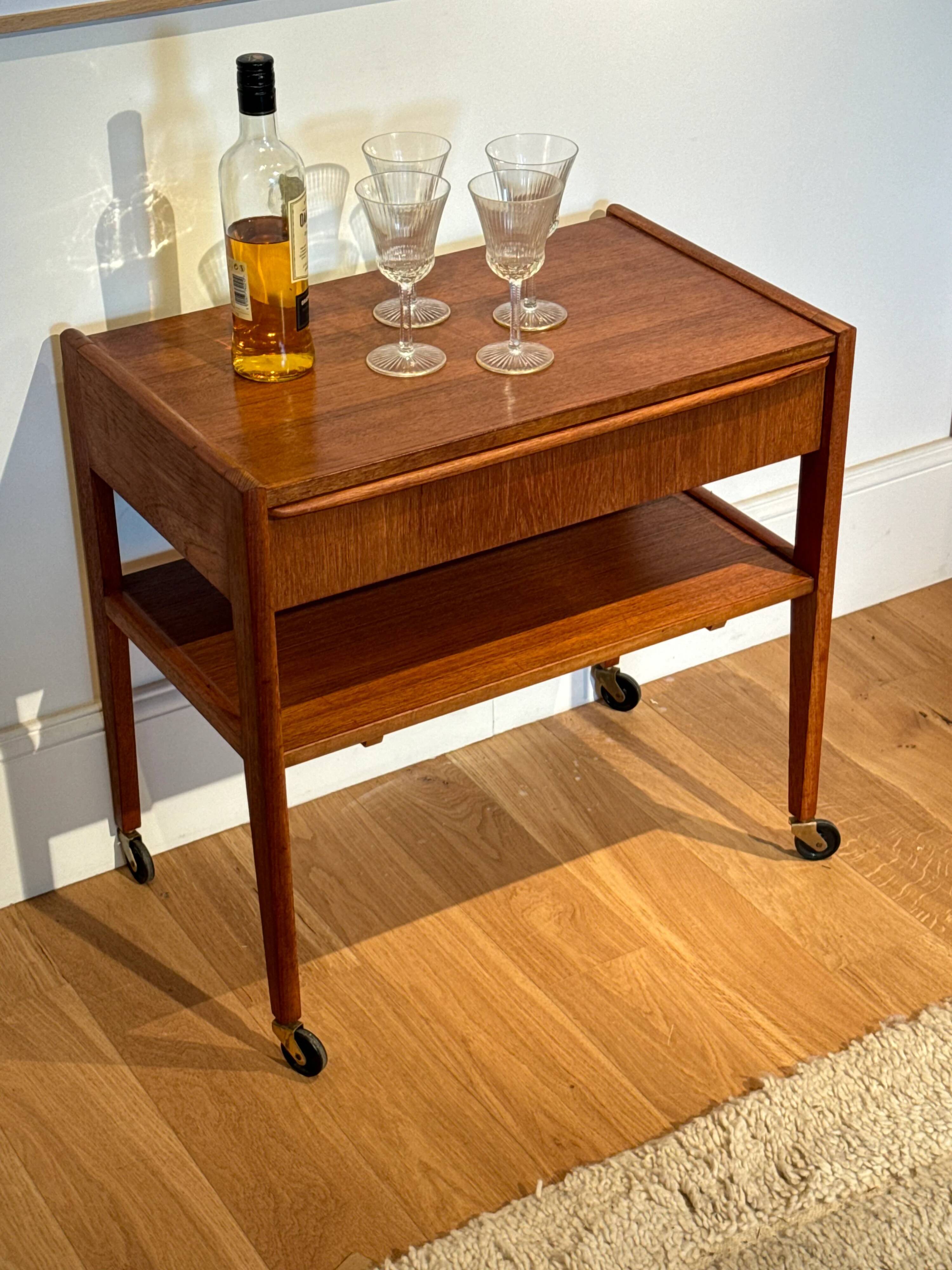 Vintage Scandinavian teak sideboard "Sofie"