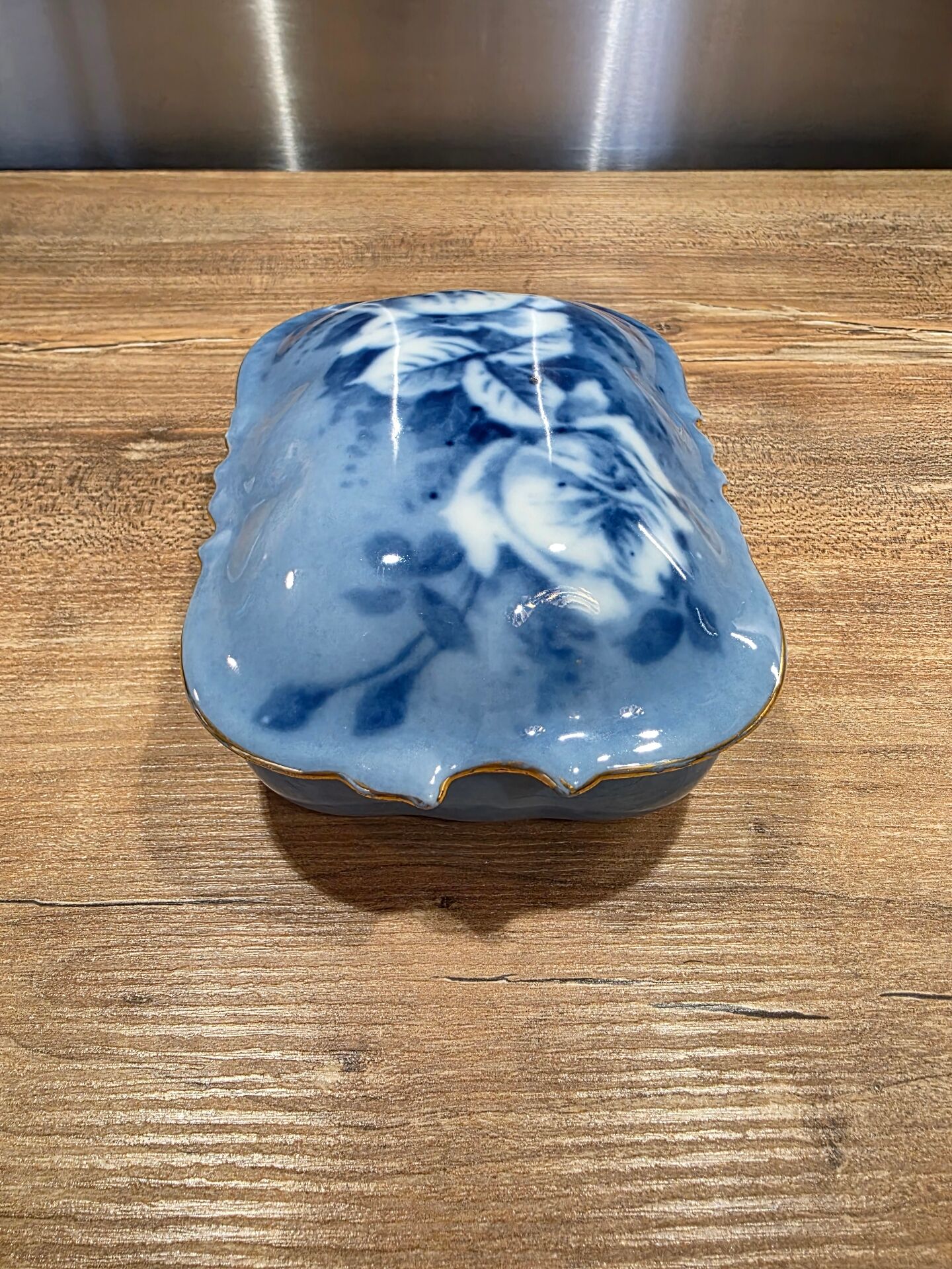Jewellery box / Antique Limoges porcelain box "Pallas"