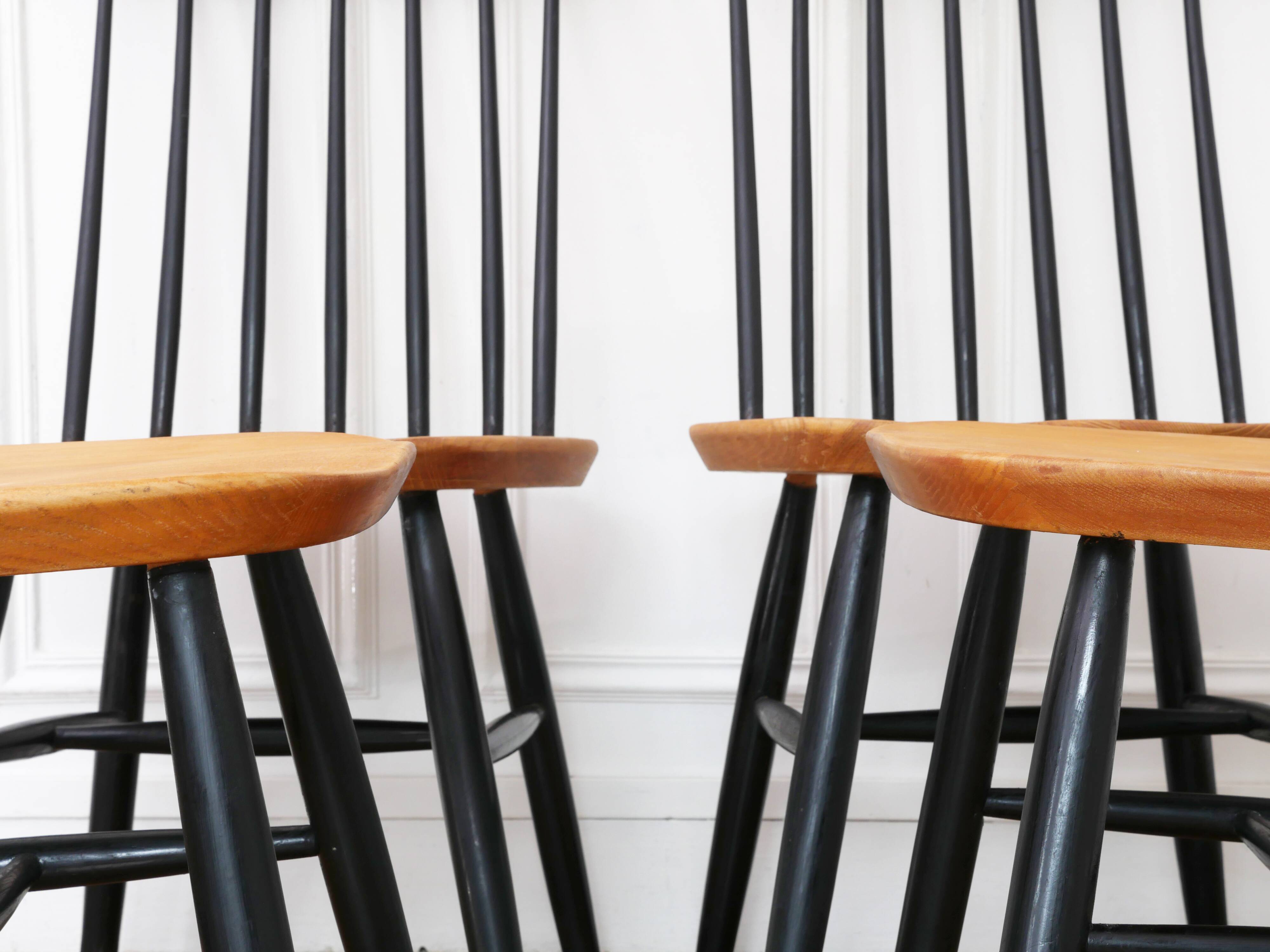 4 Vintage Chairs - Restored