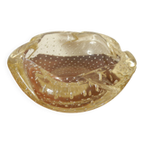 Antique crystal pocket daum france vintage deco french crystal cup pin tray