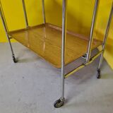 Collapsible Chrome Serving Trolley, 1970s