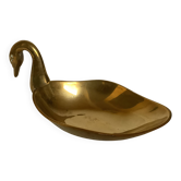 Vide poche baguier cygne zoomorphe en laiton