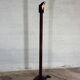 Halogen Red Black floor lamp, Italy, 1980s